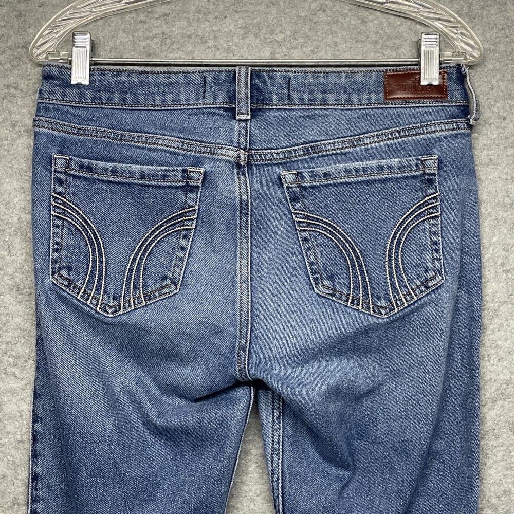 Y2K Hollister Women W27R/4R Low Rise Flare Jeans Cali Flare So Cal Stretch Denim - Picture 5 of 13